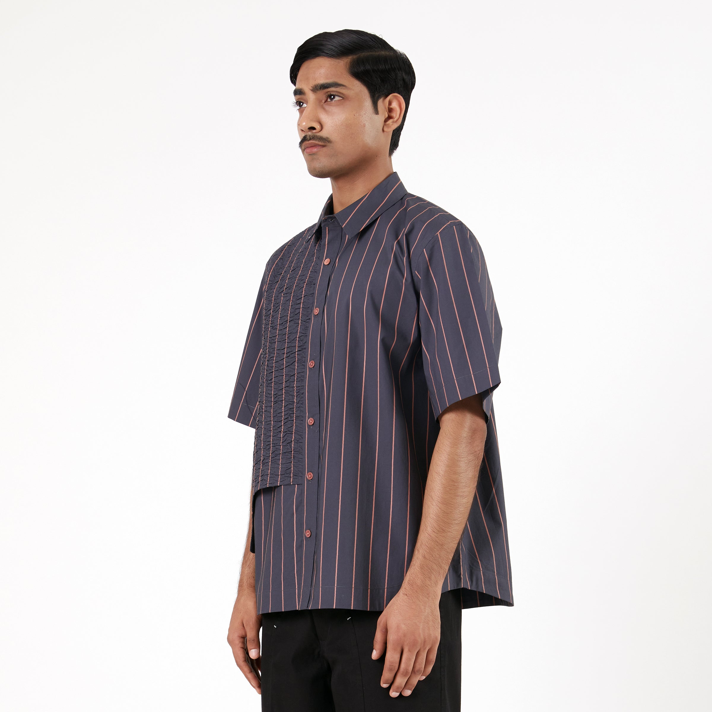 Collagen Striped Shirt