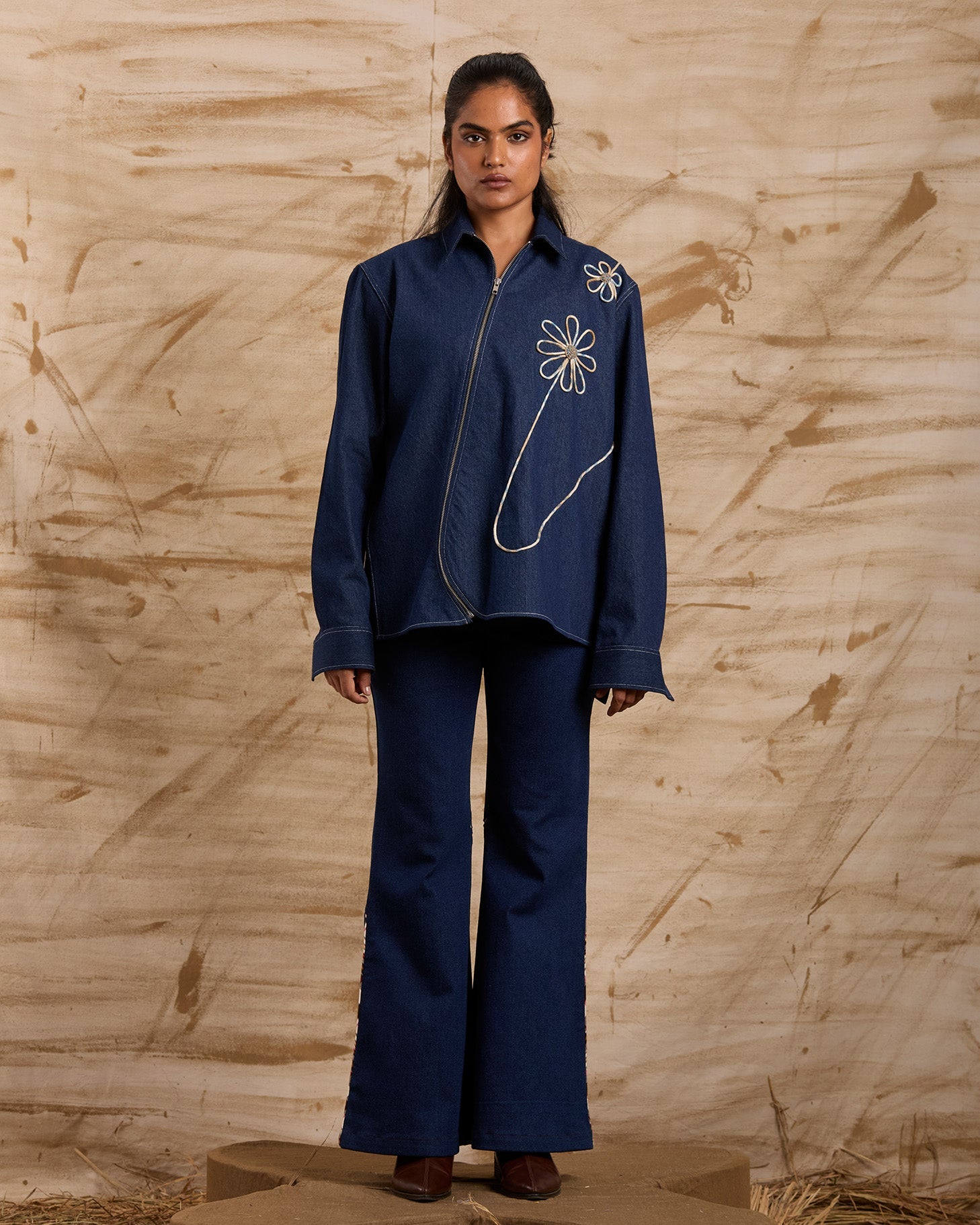 No Time to Die Malar Hand Embroidered Jacket