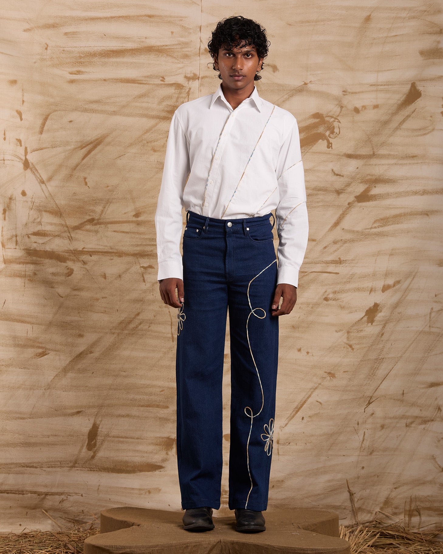 Malar Hand Embroidered Bottoms