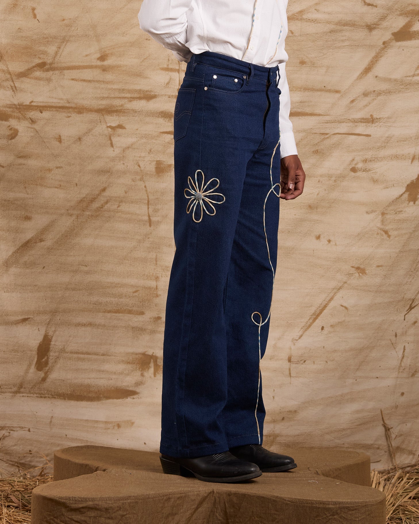 Malar Hand Embroidered Bottoms