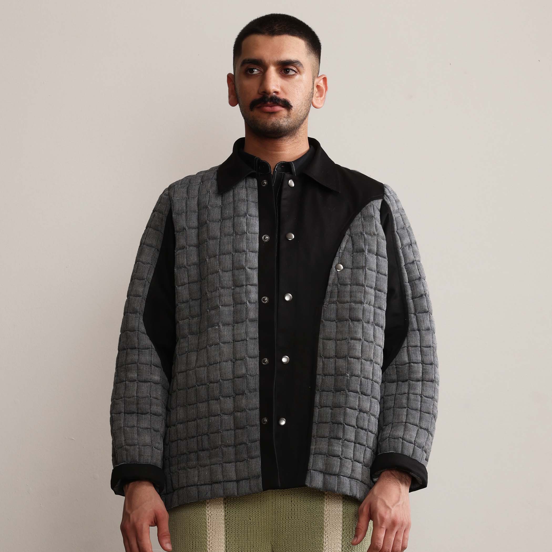 Sujani Panelled Jacket - BL