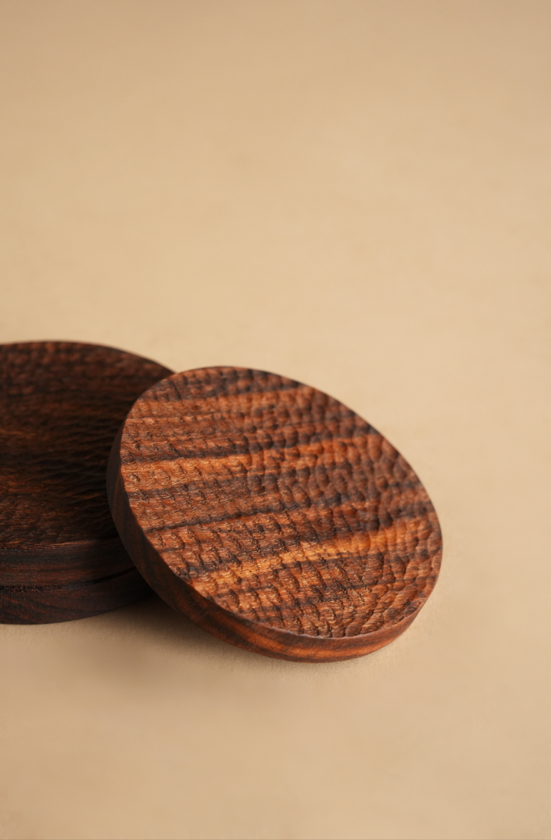 Textured Table Coasters (Set of 4)