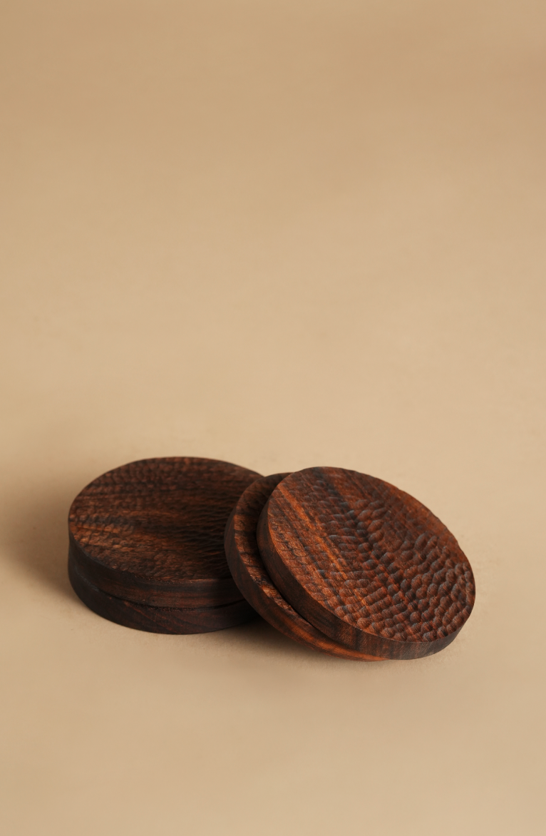 Textured Table Coasters (Set of 4)