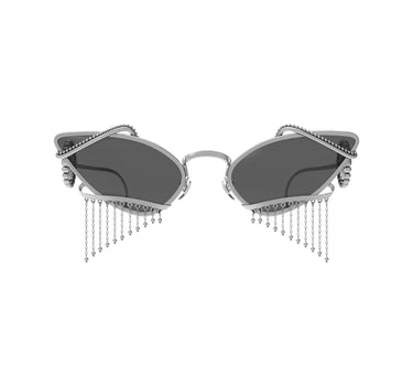 Tipsie Sunglasses - Glazed in Silver