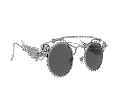 Dinero Sunglasses - Glazed in Silver