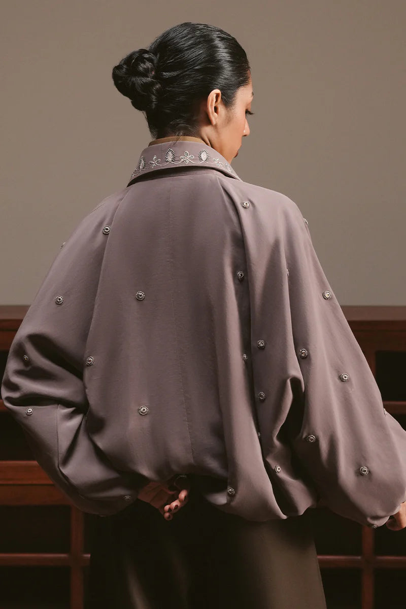 Laleen Hand Embroidered Volume Jacket