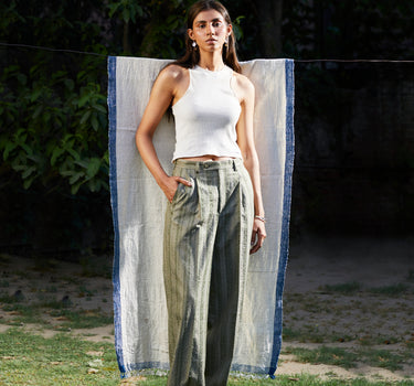 Grapevine Embroidered Trousers
